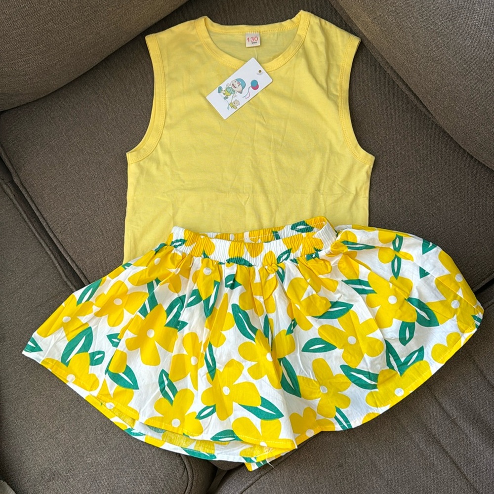 Yellow matching set